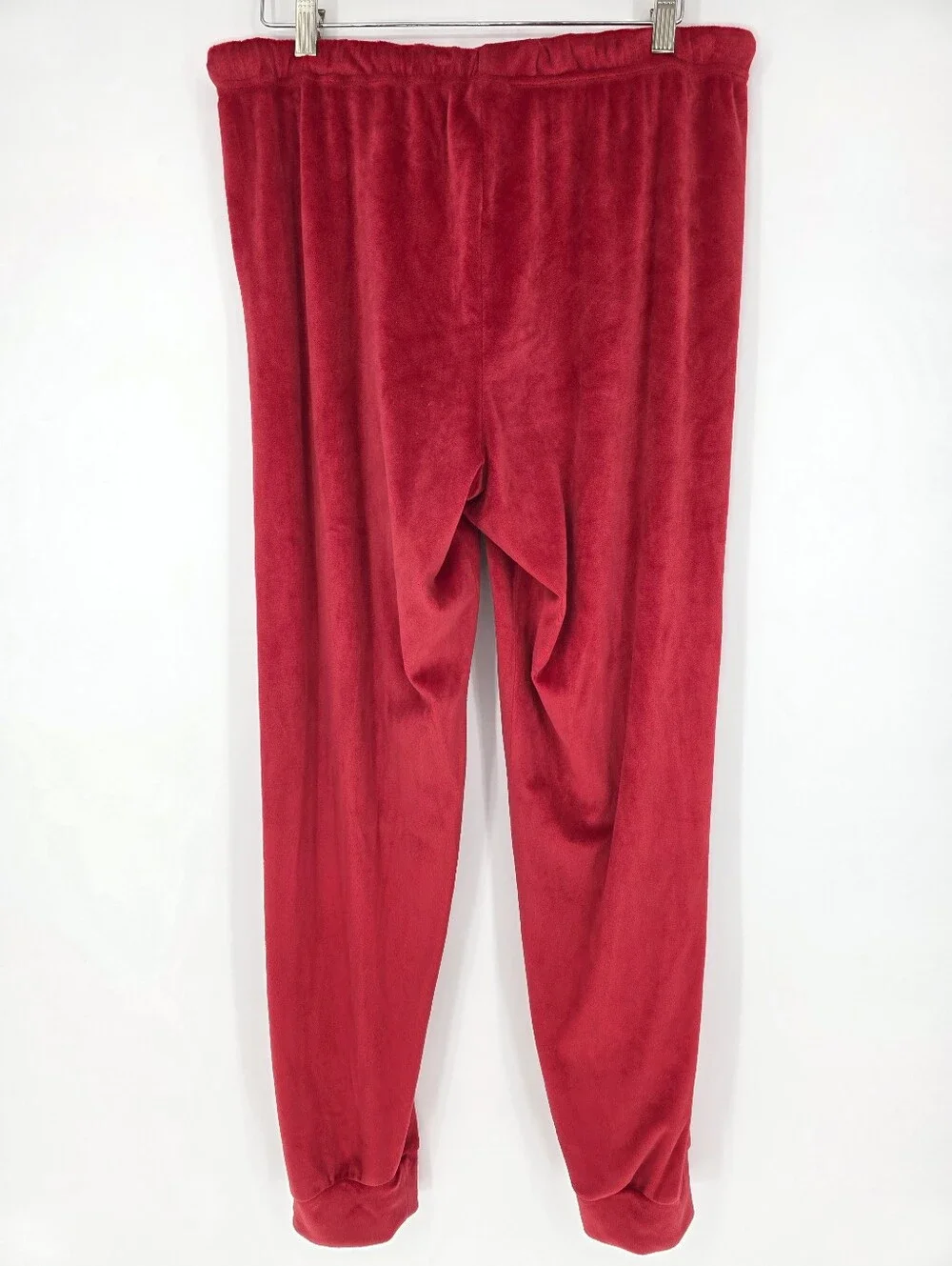 Juicy Couture Velour Jogger Pants Pink‎ Rhinestone Logo Lounge Size L